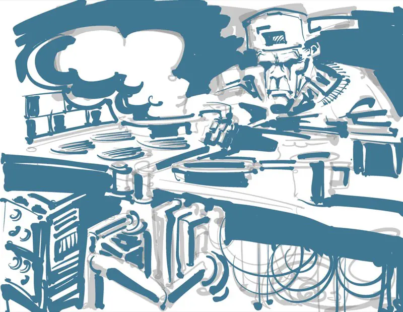 Someone Cooking
